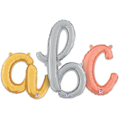 Script Foil Letter Balloons