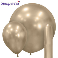 Sempertex Silk Gold Dust Latex Balloons