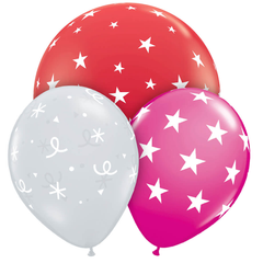 Stars Latex Balloons