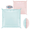 24 inch DECO BICOLOR SQUARE - PASTEL BLUE & PINK (2 PK)