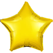 Anagram 19 inch STAR - METALLIC YELLOW Foil Balloon 04552-02-A-U