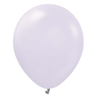 Kalisan 12 inch KALISAN PASTEL MATTE MACARON LILAC Latex Balloons 11230031-KL