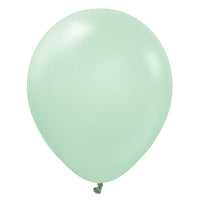 Kalisan 12 inch KALISAN PASTEL MATTE MACARON GREEN Latex Balloons 11230041-KL