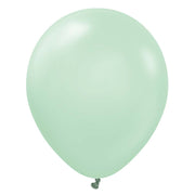 Kalisan 12 inch KALISAN PASTEL MATTE MACARON GREEN Latex Balloons 11230041-KL