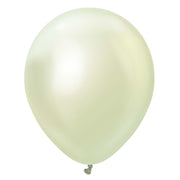 Kalisan 12 inch KALISAN MIRROR GREEN GOLD Latex Balloons 11250122-KL