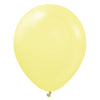 Kalisan 18 inch KALISAN PASTEL MATTE MACARON YELLOW Latex Balloons 11830050-KL