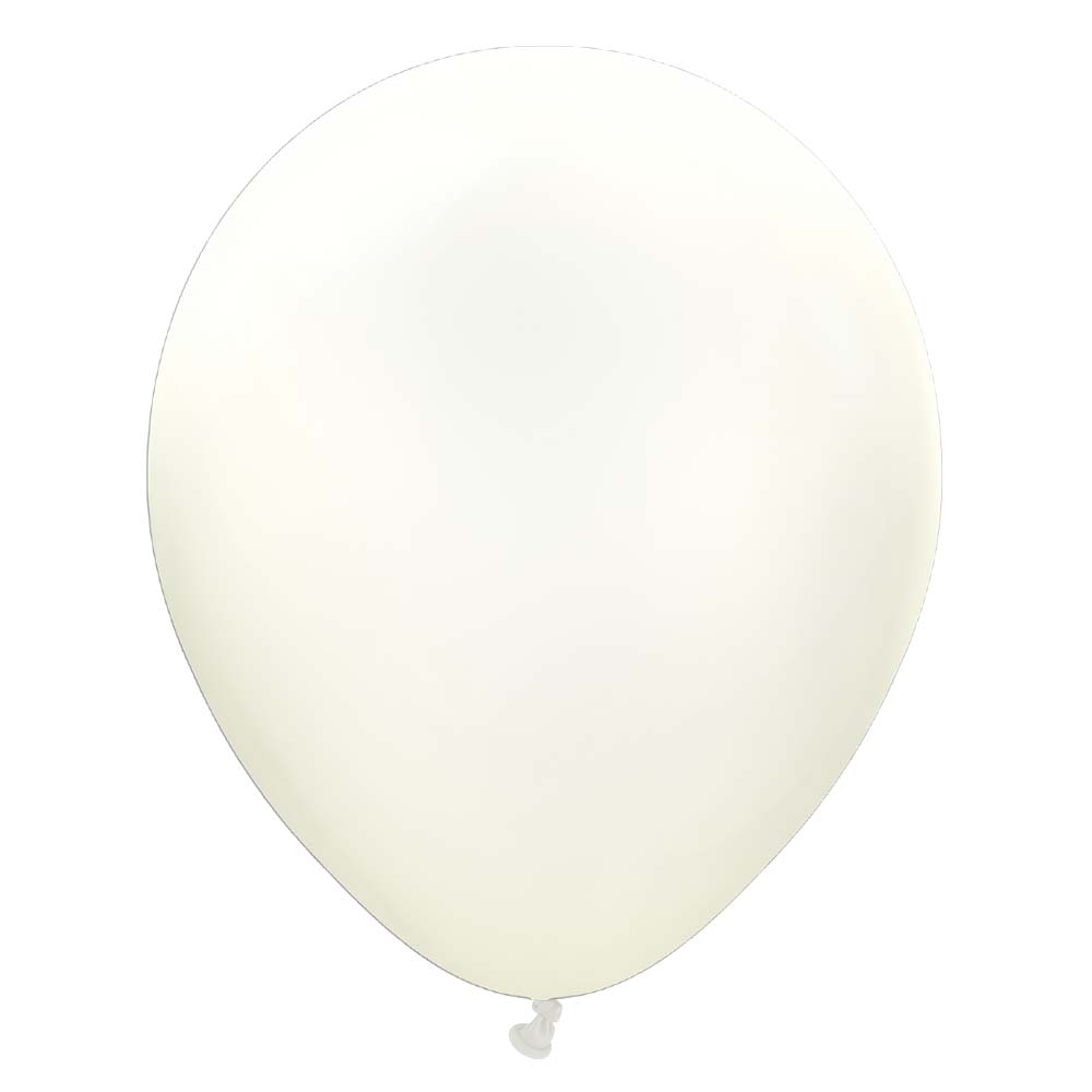 Kalisan 18 inch KALISAN RETRO WHITE Latex Balloons 11880180-KL