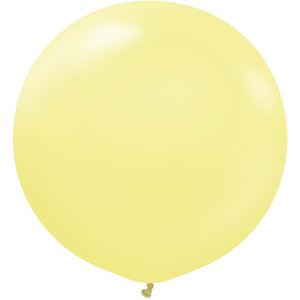 Kalisan 36 inch KALISAN PASTEL MATTE MACARON YELLOW Latex Balloons 13630056-KL