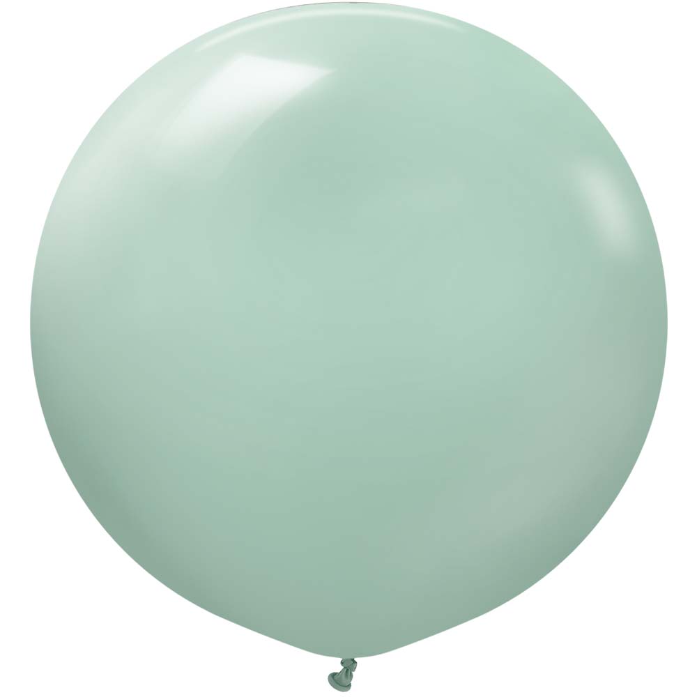 Kalisan 36 inch KALISAN RETRO WINTER GREEN Latex Balloons 13680076-KL