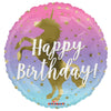 18 inch BIRTHDAY UNICORN SILHOUETTE