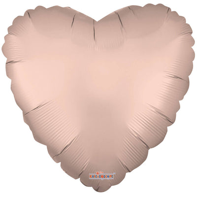 18 inch HEART - MATTE ROSE GOLD