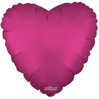 18 inch HEART - MATTE HOT PINK