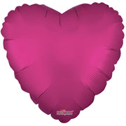 18 inch HEART - MATTE HOT PINK