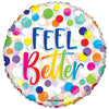 18 inch FEEL BETTER DOTS CLEAR VIEW