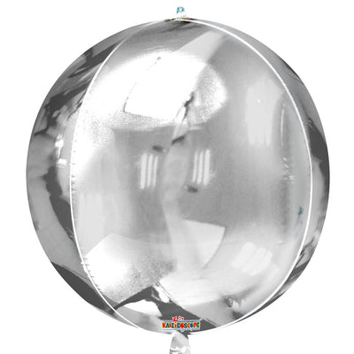 22 inch SILVER SPHERE