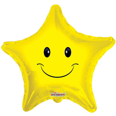 18 inch HAPPY FACE STAR