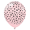 Kalisan 12 inch KALISAN SAFARI CHEETAH - MACARON PINK Latex Balloons