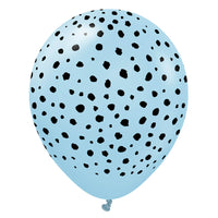 Kalisan 12 inch KALISAN SAFARI CHEETAH - MACARON BLUE Latex Balloons