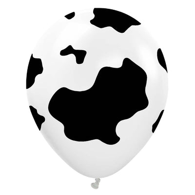 Kalisan 12 inch COUNTRY COW Latex Balloons