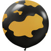 24 inch KALISAN SAFARI COUNTRY COW - BLACK W/ GOLD INK