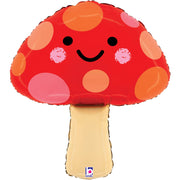 Betallic 23 inch MUSHROOM Foil Balloon 25393P-B-P