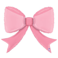 Betallic 41 inch PRETTY PINK BOW Foil Balloon 25439P-B-P