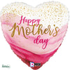 Betallic 18 inch MOTHER'S DAY PRETTY PINK HEART Foil Balloon 26434P-B-P