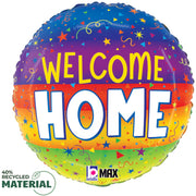 Betallic 18 inch WELCOME HOME STREAMERS Foil Balloon 26460P-B-P