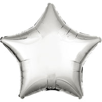 Anagram 32 inch STAR - METALLIC SILVER Foil Balloon 16309-99-A-U