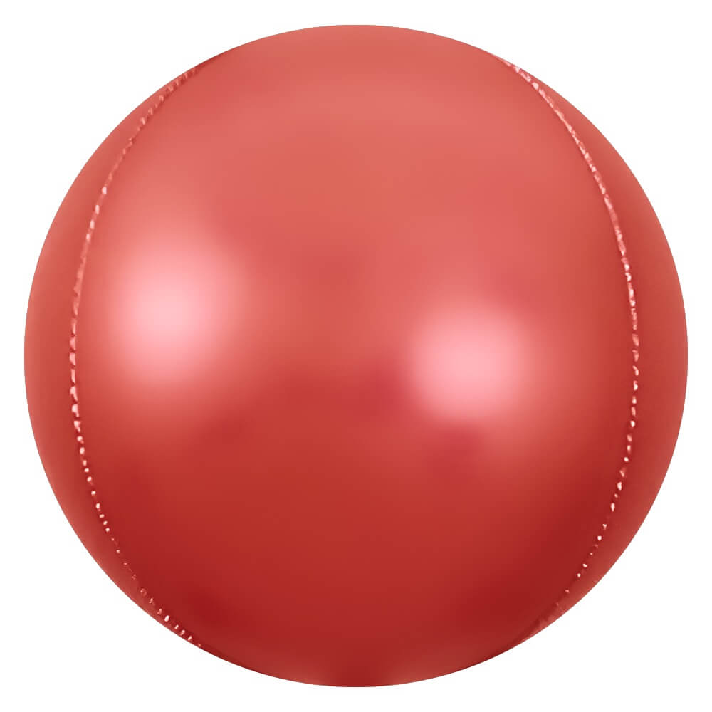 Party Brands 3D SPHERE - SATIN CORAL Foil Balloon 400111-PB-U