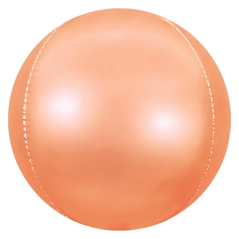 Party Brands 3D SPHERE - SATIN PEARL PEACH Foil Balloon 400112-PB-U