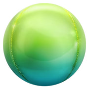 Party Brands 3D SPHERE - METALLIC OMBRE LIGHT BLUE & GREEN Foil Balloon 400140-PB-U