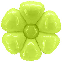 Party Brands 26 inch FLOWER SHAPE - LIME GREEN Plastic Balloon 400285-PB-U