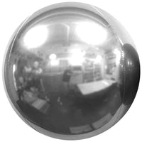 Party Brands 32 inch MIRROR SPHERE - SILVER Foil Balloon 401021-PB-U