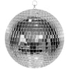 Party Brands 12 inch SILVER MIRROR DISCO BALL WITH HOOK Party Decoration 401026-PB-U