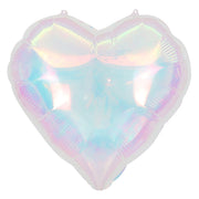 Party Brands 19 inch IRIDESCENT HEART Foil Balloon 401452-PB-P