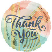 Anagram 18 inch THANK YOU PASTEL CLOUDS Foil Balloon 45865-01-A-P