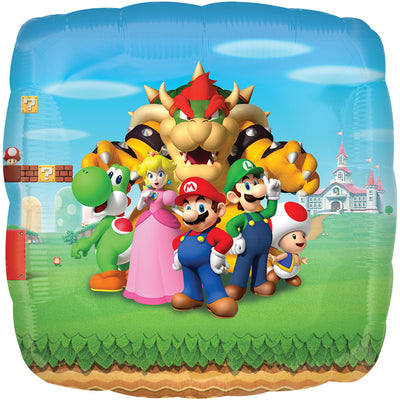 Anagram 28 inch SUPER MARIO Foil Balloon 46353-01-A-P