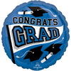 Anagram 18 inch CONGRATS GRAD - BLUE Foil Balloon 46624-02-A-U