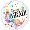 Anagram 18 inch CONGRATS GRAD RAINBOW TASSEL Foil Balloon 46680-01-A-P