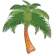 Anagram 33 inch BEACH LIFE PALM TREE Foil Balloon 46775-01-A-P