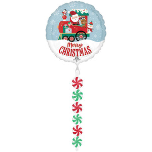 Anagram 67 inch NORTH POLE EXPRESS CHRISTMAS AIRWALKERS Foil Balloon 47090-01-A-P