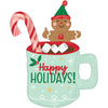 Anagram 40 inch HOLIDAY CHRISTMINTS MUG Foil Balloon 47141-01-A-P