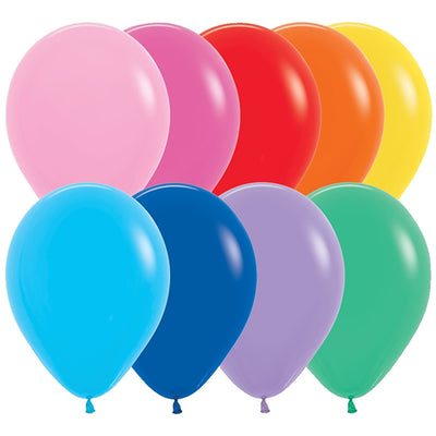 Sempertex 5 inch SEMPERTEX FASHION ASSORTMENT Latex Balloons 51000-B