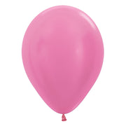 Sempertex 5 inch SEMPERTEX PEARL FUCHSIA Latex Balloons 51039-B