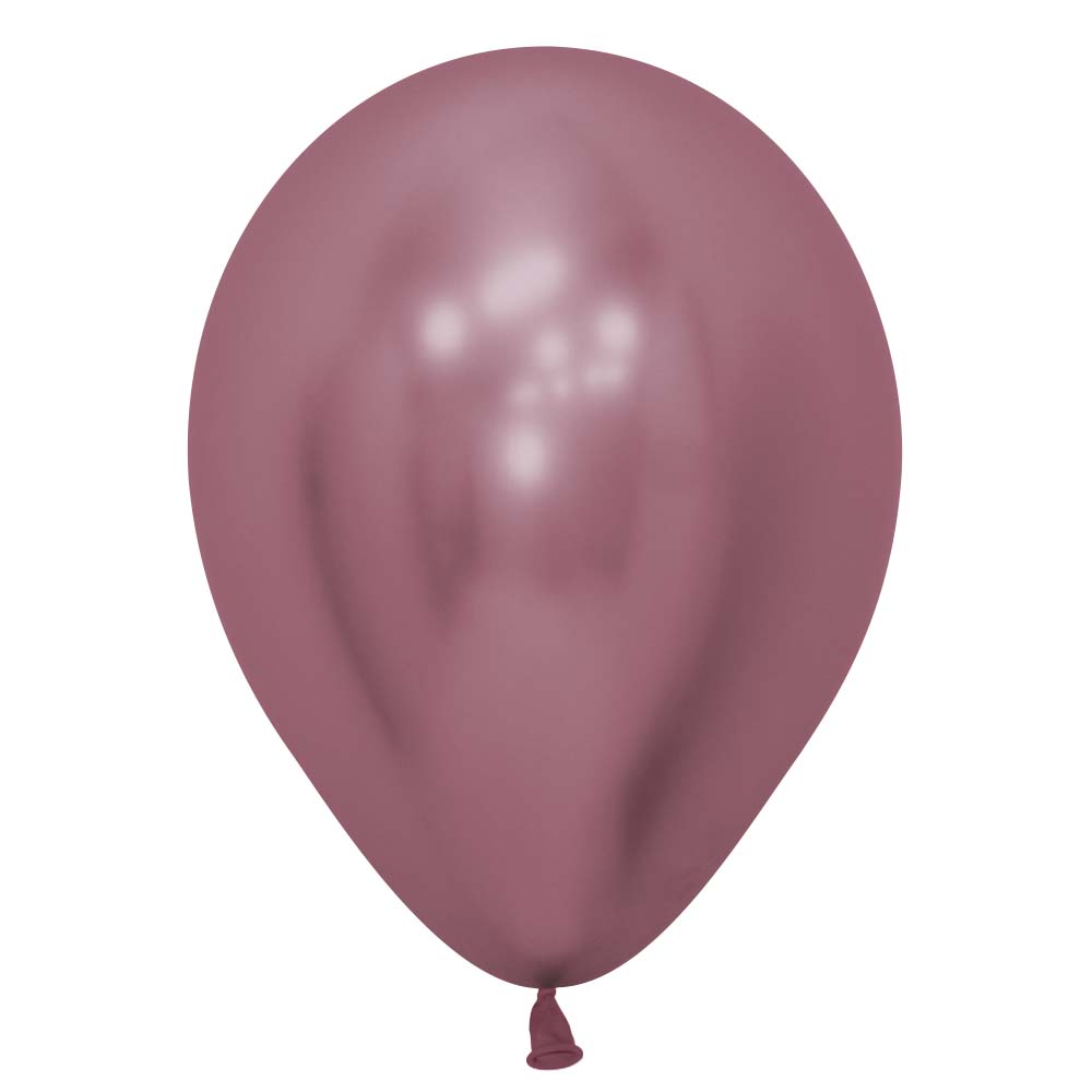 Sempertex 5 inch SEMPERTEX REFLEX PINK Latex Balloons 51141-B