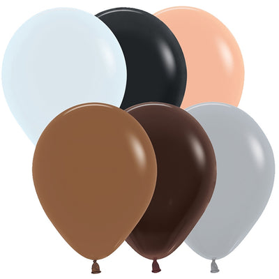 Sempertex 5 inch SEMPERTEX NEUTRAL ASSORTMENT Latex Balloons 51326-B