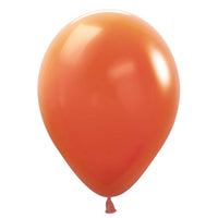 Sempertex 5 inch SEMPERTEX DELUXE SUNSET ORANGE Latex Balloons 51528-B