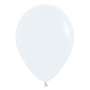 Sempertex 11 inch SEMPERTEX FASHION WHITE Latex Balloons 53002-B