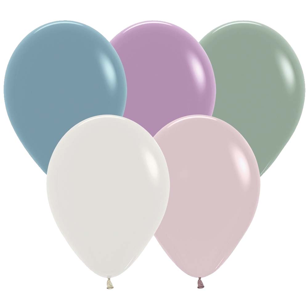 Sempertex 11 inch SEMPERTEX PASTEL DUSK ASSORTMENT Entertainer Balloons 53521-B